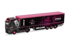 Herpa 322003 - H0 - MAN TGX GX Gardinenplanen-Sattelzug Christina Scheib
